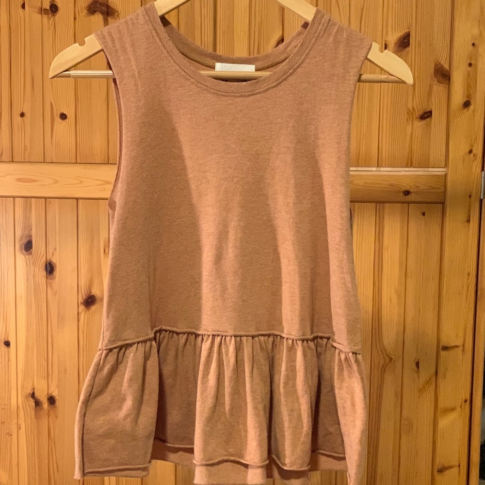 Deep orange flowy tank!!